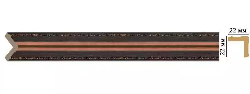 Угол Decomaster 116M-966 22*22*2400 Угол Decomaster 116M-966 22*22*2400