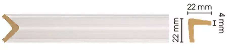 Угол Decomaster 116S-115 22*22*2400