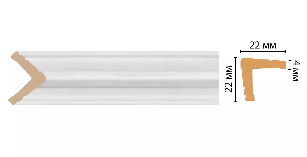 Угол Decomaster 116S-115 ДМ 22*22*2400 Угол Decomaster 116S-115 ДМ 22*22*2400