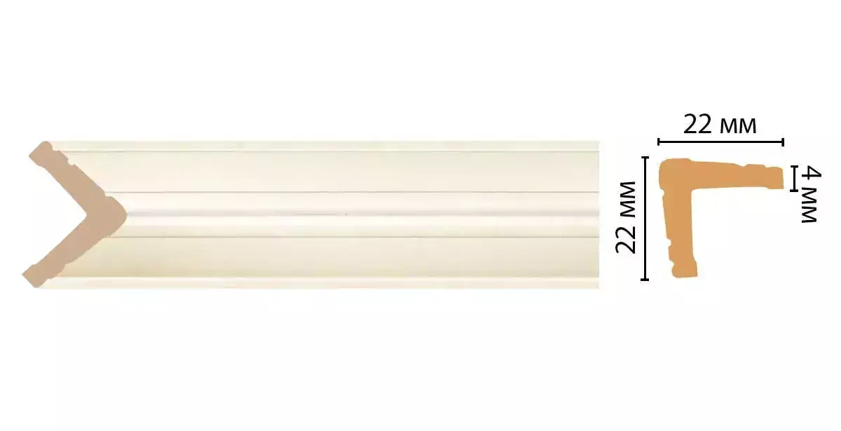 Угол Decomaster 116S-937 ДМ 22*22*2400 Угол Decomaster 116S-937 ДМ 22*22*2400