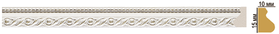 Молдинг Decomaster 120-42 15*10*2400