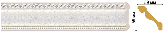 Карниз потолочный Decomaster 123-42 59*59*2400