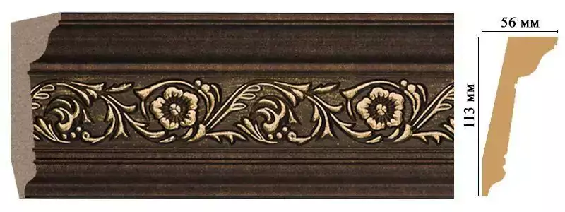 Карниз потолочный Decomaster 129D-56 113*56*2400 Карниз потолочный Decomaster 129D-56 113*56*2400