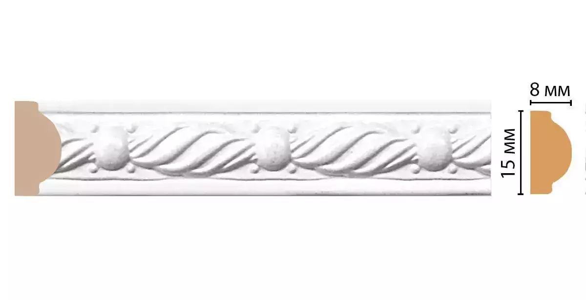Молдинг Decomaster 130-16 ДМ 15*8*2400 Молдинг Decomaster 130-16 ДМ 15*8*2400