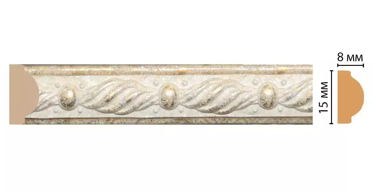 Молдинг Decomaster 130-18 15*8*2400 Молдинг Decomaster 130-18 15*8*2400