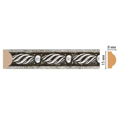 130-29 Молдинг DECOMASTER ДМ 15*8*2400 мм