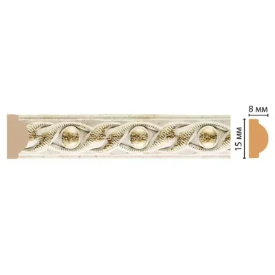 130-41 Молдинг DECOMASTER ДМ 15*8*2400 мм