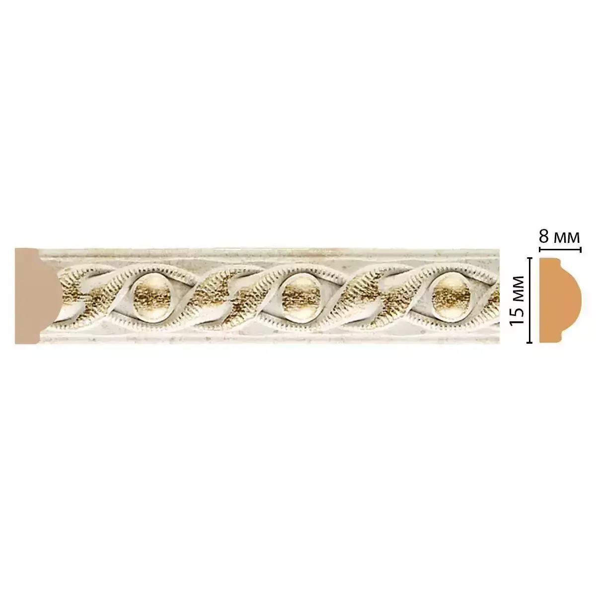 130-41 Молдинг DECOMASTER ДМ 15*8*2400 мм 130-41 Молдинг DECOMASTER ДМ 15*8*2400 мм