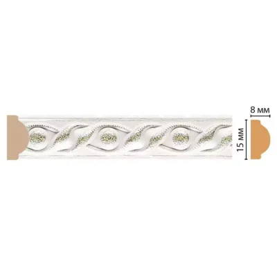 130-42 Молдинг DECOMASTER ДМ 15*8*2400 мм