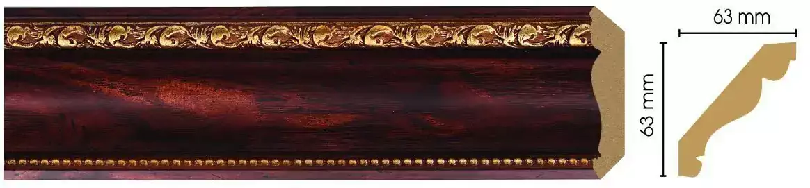 Карниз потолочный Decomaster 146-1084 63*63*2400