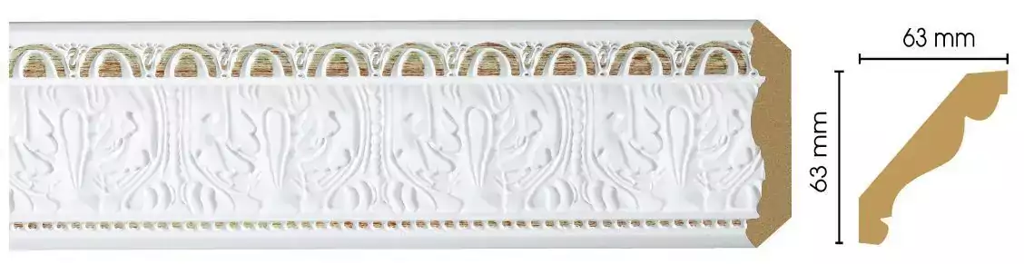 Карниз потолочный Decomaster 146-115 63*63*2400