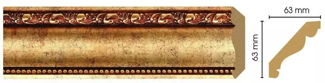 Карниз потолочный Decomaster 146-552 63*63*2400
