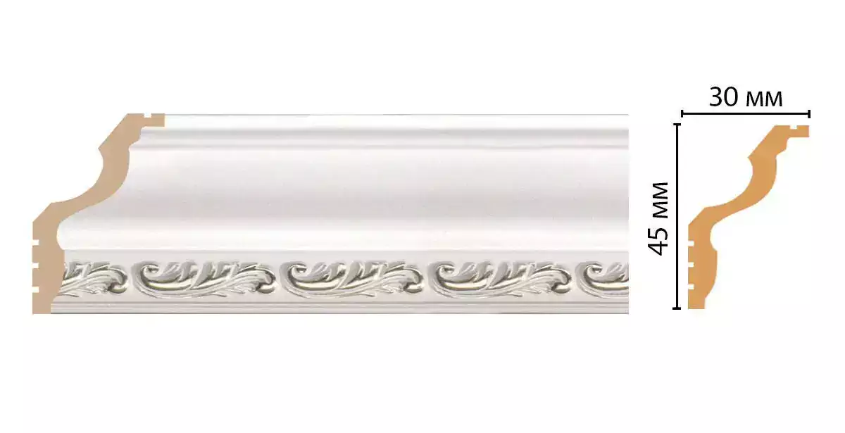 Карниз потолочный Decomaster 148B-60 ДМ 45*30*2400 Карниз потолочный Decomaster 148B-60 ДМ 45*30*2400