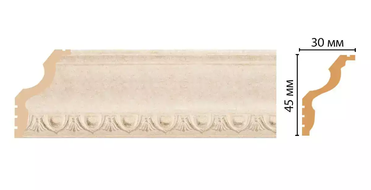 Карниз потолочный Decomaster 148D-18D 45*30*2400 ДМ Карниз потолочный Decomaster 148D-18D 45*30*2400 ДМ