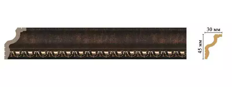 Карниз потолочный Decomaster 148D-56 45*30*2400 Карниз потолочный Decomaster 148D-56 45*30*2400