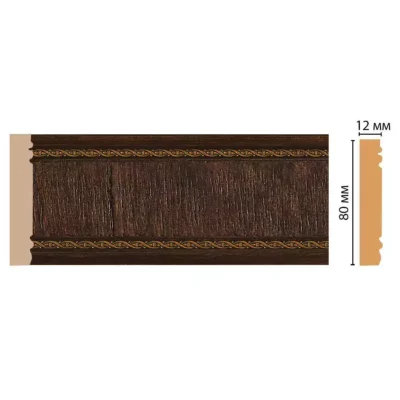 150-1 Молдинг DECOMASTER ДМ 80*12*2400 мм