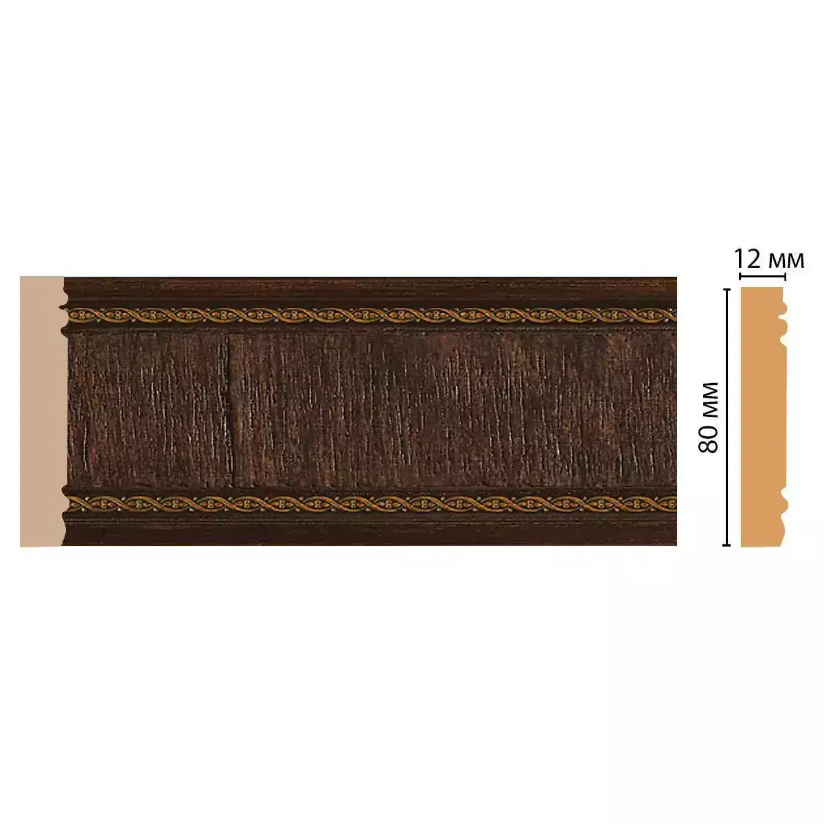150-1 Молдинг DECOMASTER ДМ 80*12*2400 мм 150-1 Молдинг DECOMASTER ДМ 80*12*2400 мм