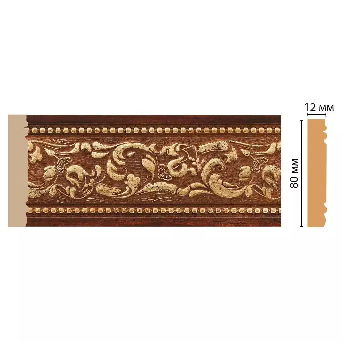 150-1084 Молдинг DECOMASTER ДМ 80*12*2400 мм 150-1084 Молдинг DECOMASTER ДМ 80*12*2400 мм