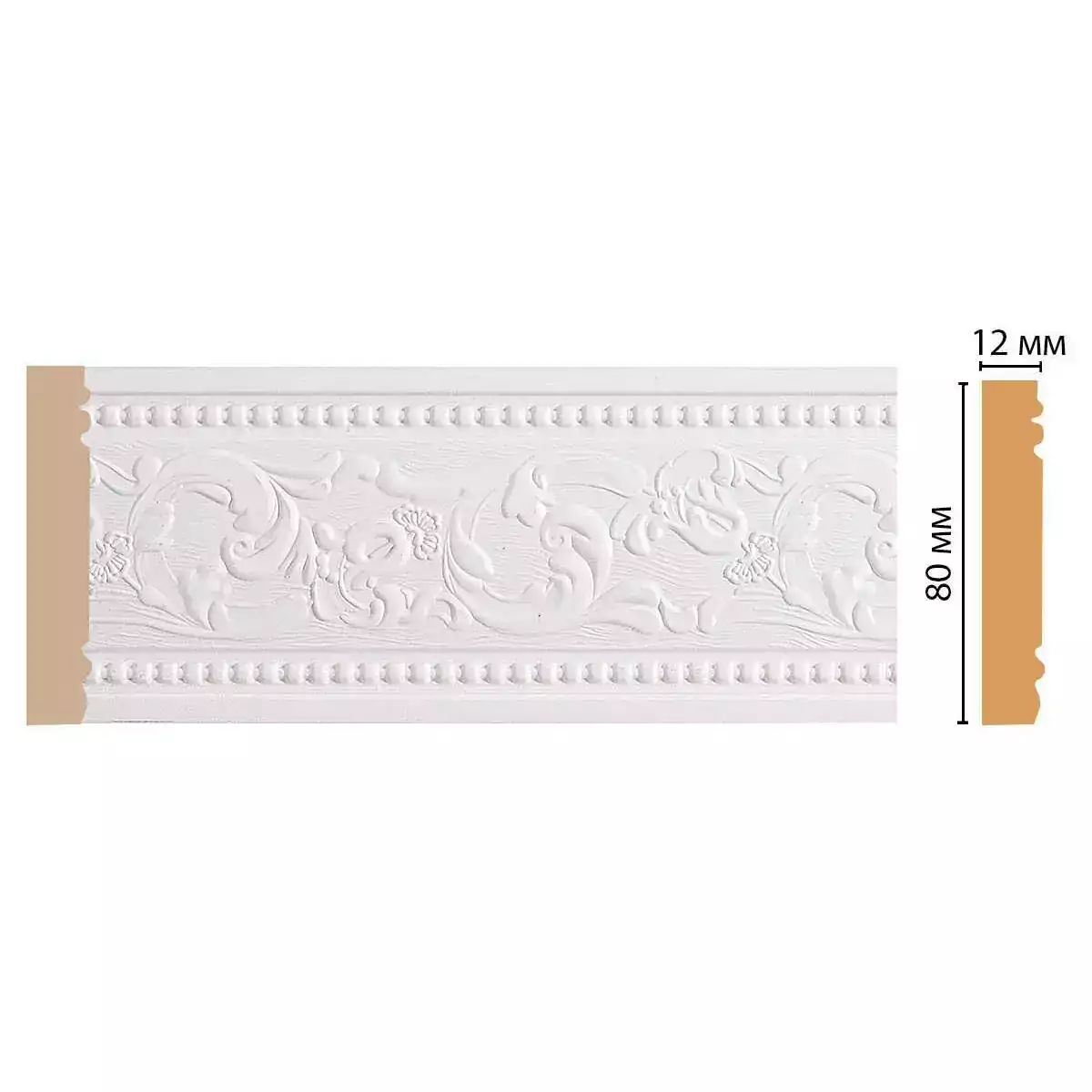 150-115 Молдинг DECOMASTER ДМ 80*12*2400 мм 150-115 Молдинг DECOMASTER ДМ 80*12*2400 мм