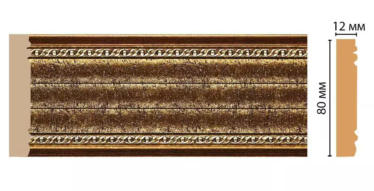 Молдинг Decomaster 150-43 ДМ 80*12*2400 Молдинг Decomaster 150-43 ДМ 80*12*2400