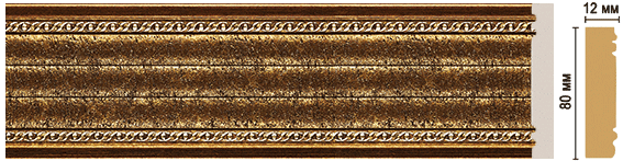 Молдинг Decomaster 150-43 80*12*2400