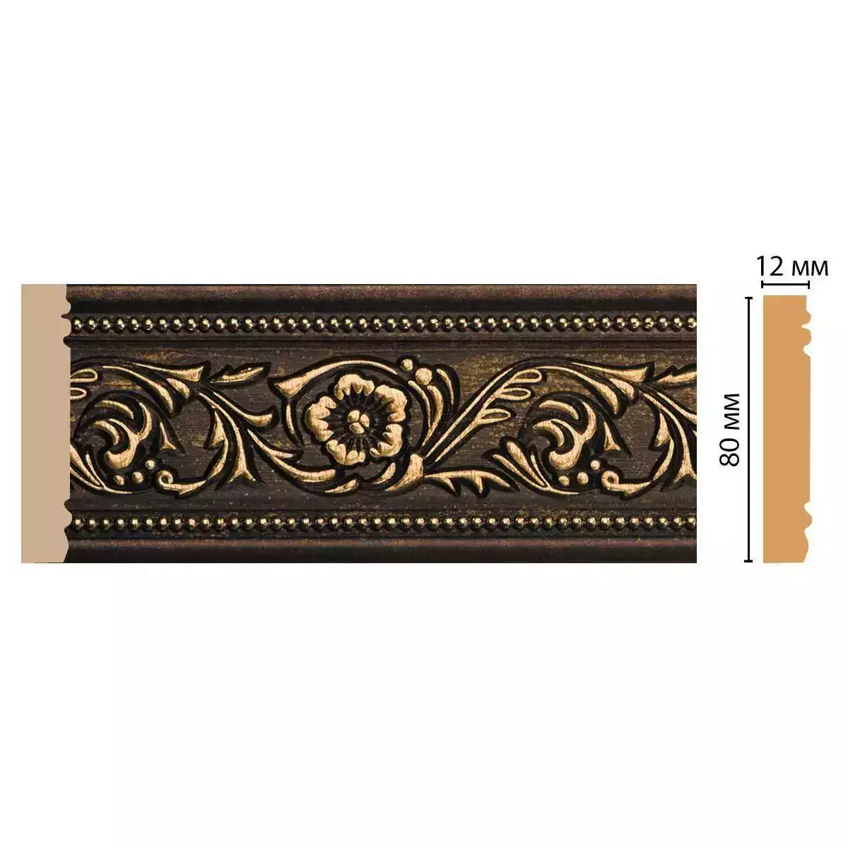 150-56 Молдинг DECOMASTER ДМ 80*12*2400 мм 150-56 Молдинг DECOMASTER ДМ 80*12*2400 мм