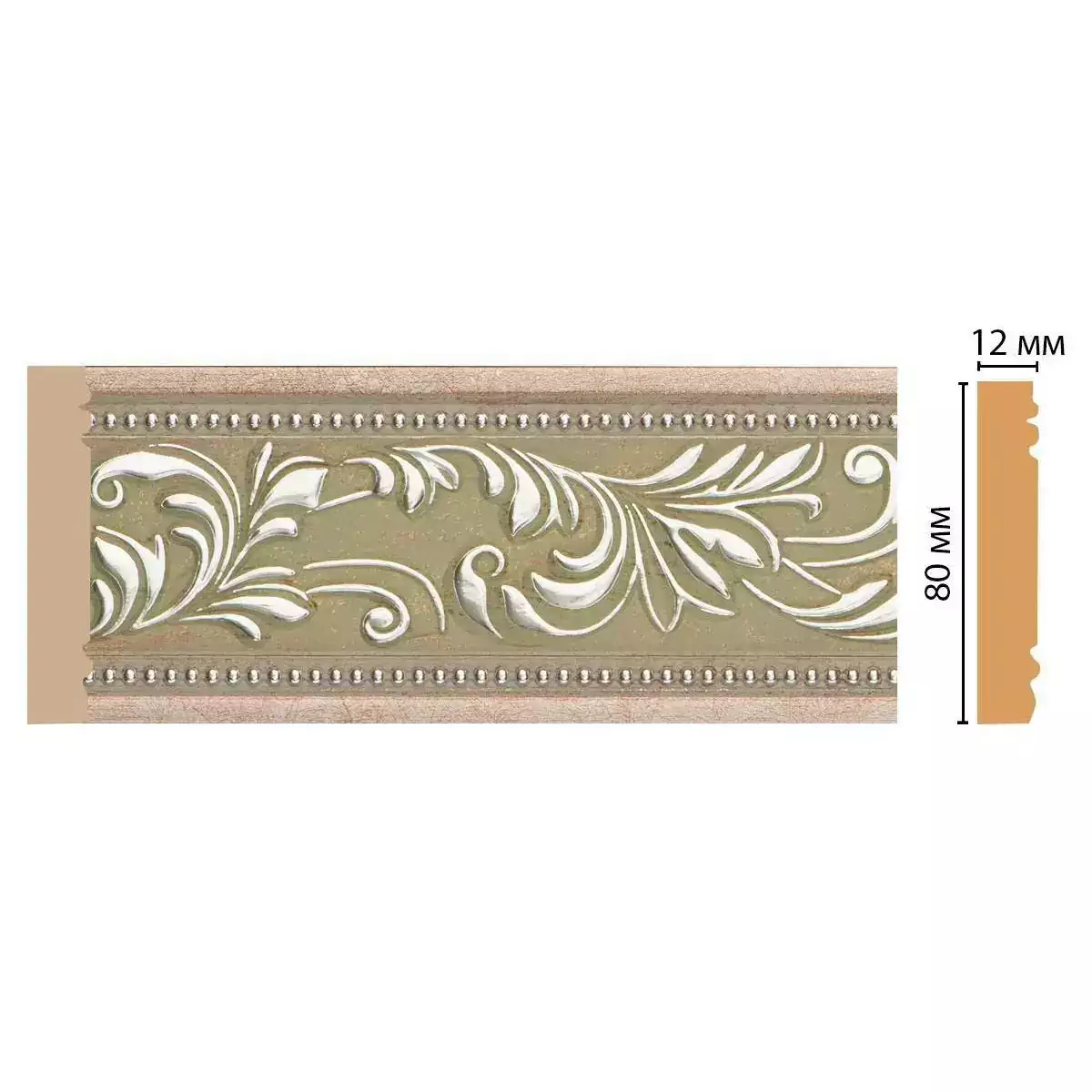 150-59 Молдинг DECOMASTER ДМ 80*12*2400 мм 150-59 Молдинг DECOMASTER ДМ 80*12*2400 мм