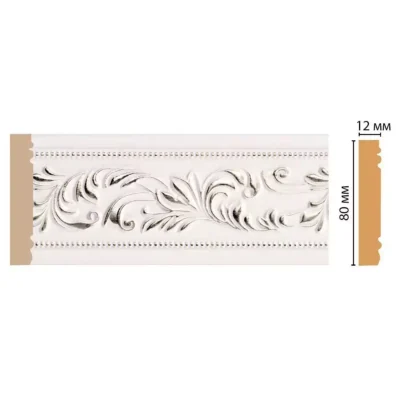 150-60 Молдинг DECOMASTER ДМ 80*12*2400 мм