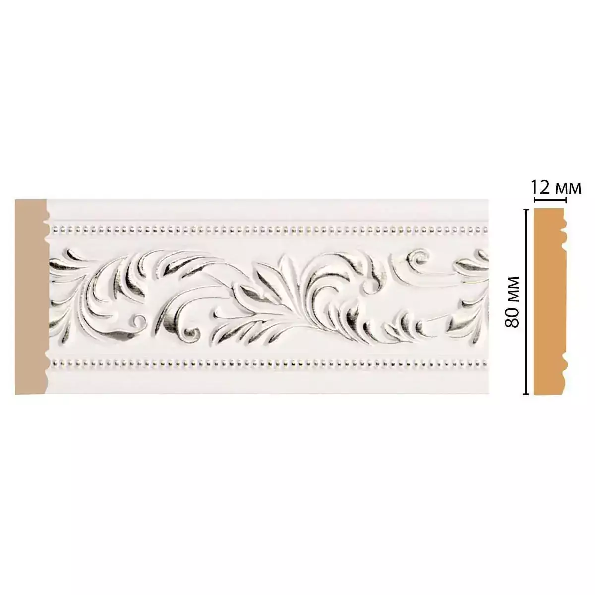 150-60 Молдинг DECOMASTER ДМ 80*12*2400 мм 150-60 Молдинг DECOMASTER ДМ 80*12*2400 мм