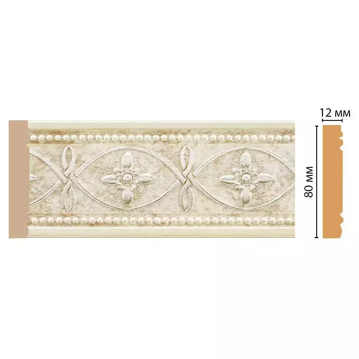 150-937 Молдинг DECOMASTER ДМ 80*12*2400 мм 150-937 Молдинг DECOMASTER ДМ 80*12*2400 мм
