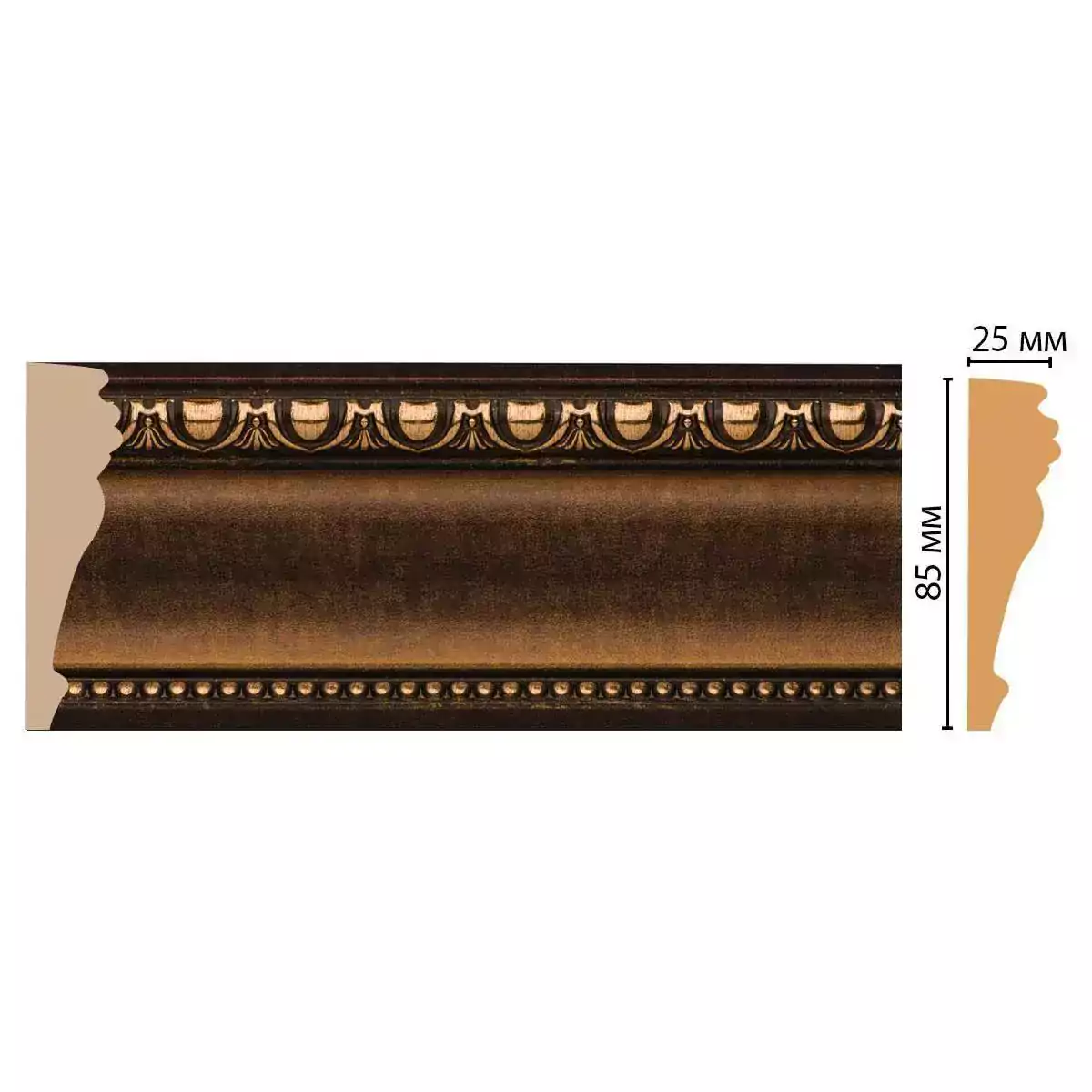 152-56 Молдинг DECOMASTER ДМ 85*25*2400 мм 152-56 Молдинг DECOMASTER ДМ 85*25*2400 мм