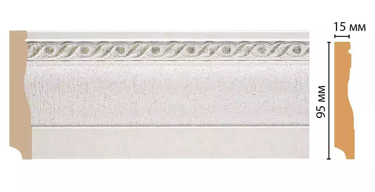 Плинтус напольный Decomaster 153-42 95*12*2400 Плинтус напольный Decomaster 153-42 95*12*2400