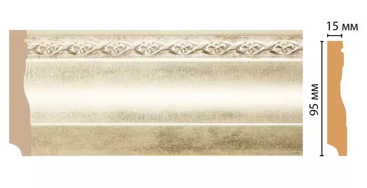 Плинтус напольный Decomaster 153-937 95*12*2400 Плинтус напольный Decomaster 153-937 95*12*2400