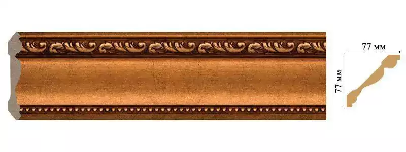 Карниз потолочный Decomaster 154-1223 77*77*2400 Карниз потолочный Decomaster 154-1223 77*77*2400