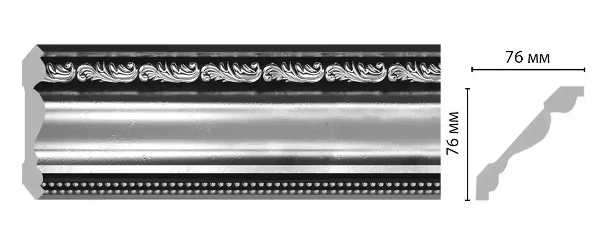 Плинтус DECOMASTER 154-63 76*76*2400 мм Плинтус DECOMASTER 154-63 76*76*2400 мм