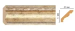Карниз потолочный Decomaster 155-553 51*51*2400