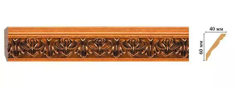 Карниз потолочный 155B-1223 Decomaster 60*40*2400 мм Карниз потолочный 155B-1223 Decomaster 60*40*2400 мм