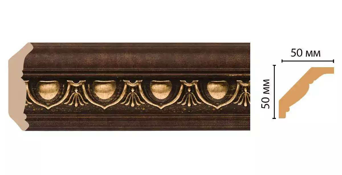 Карниз потолочный Decomaster 155D-56 50*50*2400 Карниз потолочный Decomaster 155D-56 50*50*2400