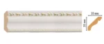 Карниз потолочный Decomaster 155s-54 35*35*2400