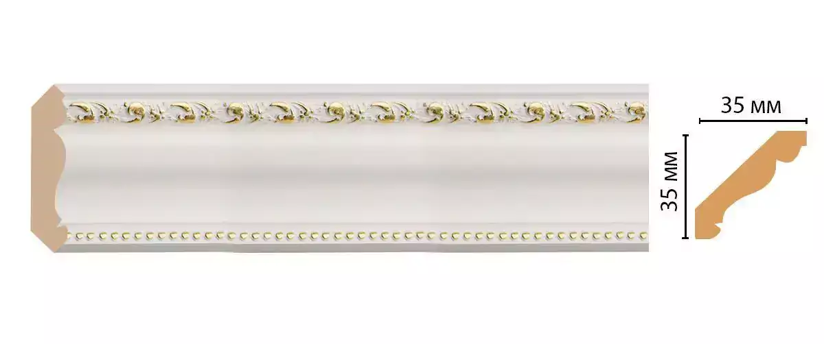 Карниз потолочный Decomaster 155s-54 35*35*2400 Карниз потолочный Decomaster 155s-54 35*35*2400