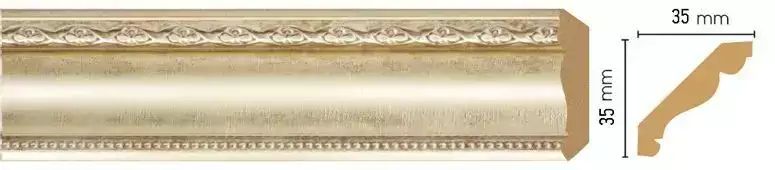 Карниз потолочный Decomaster 155S-937 35*35*2400