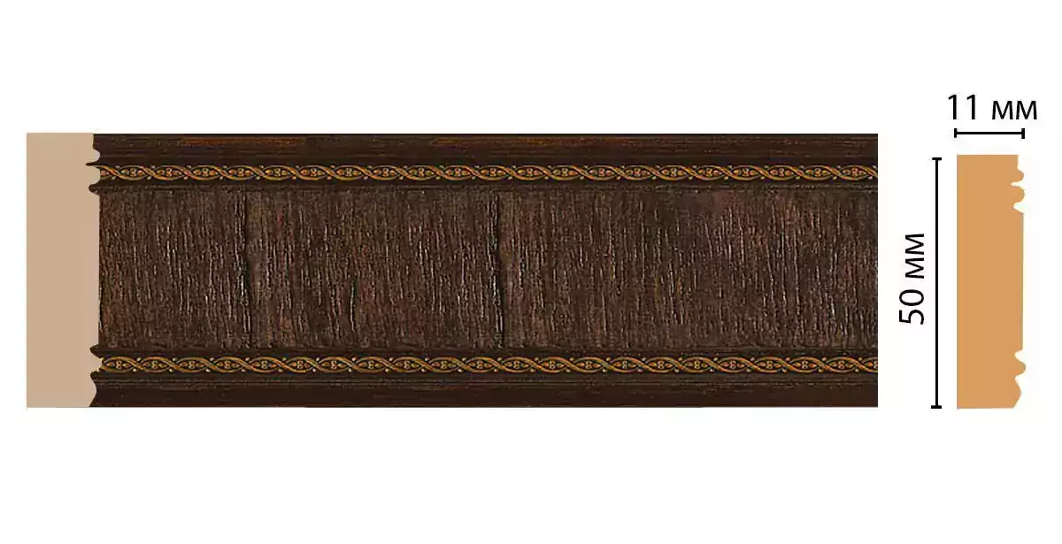 Молдинг Decomaster 156-1 50*11*2400 ДМ Молдинг Decomaster 156-1 50*11*2400 ДМ