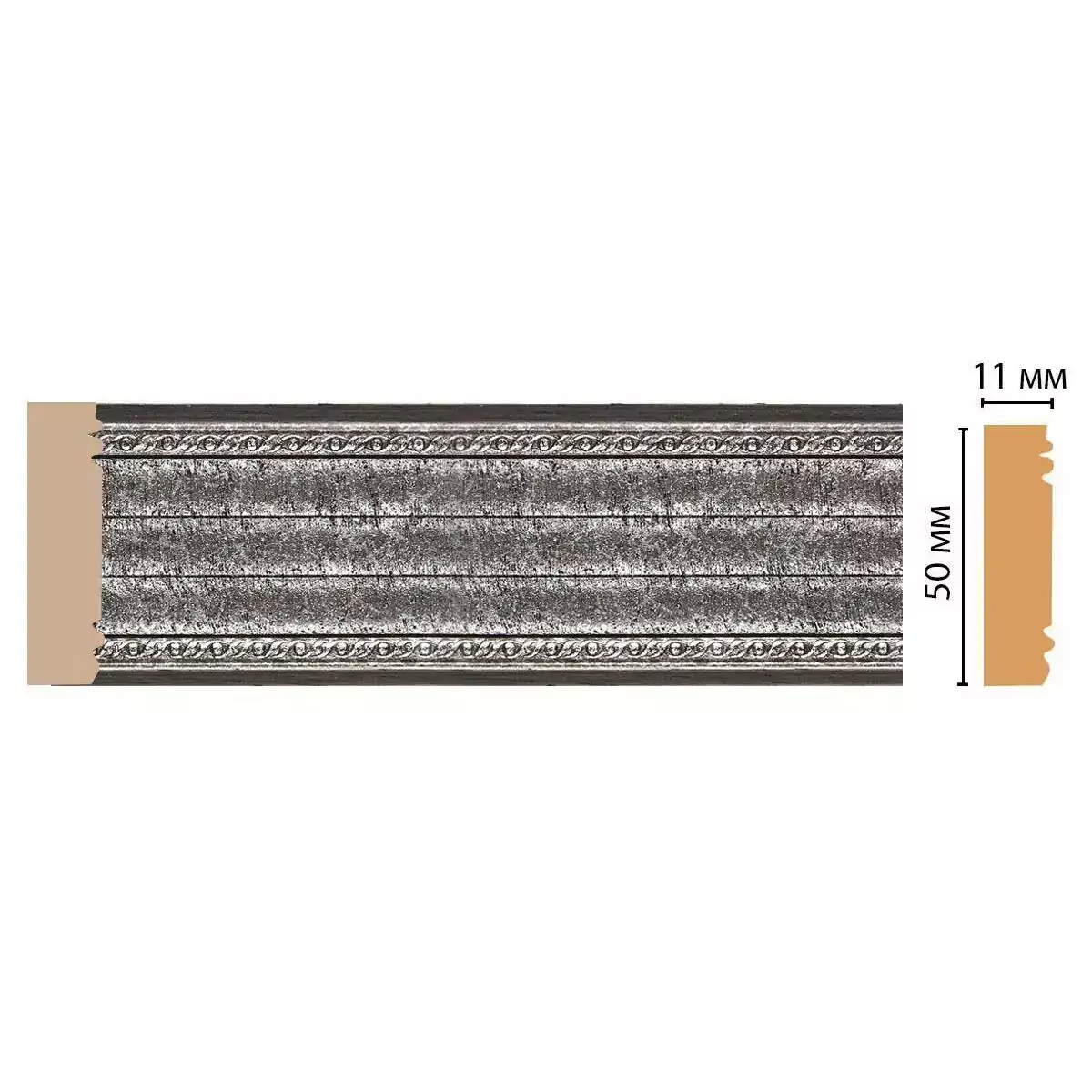 156-44 Молдинг DECOMASTER ДМ 50*11*2400 мм 156-44 Молдинг DECOMASTER ДМ 50*11*2400 мм