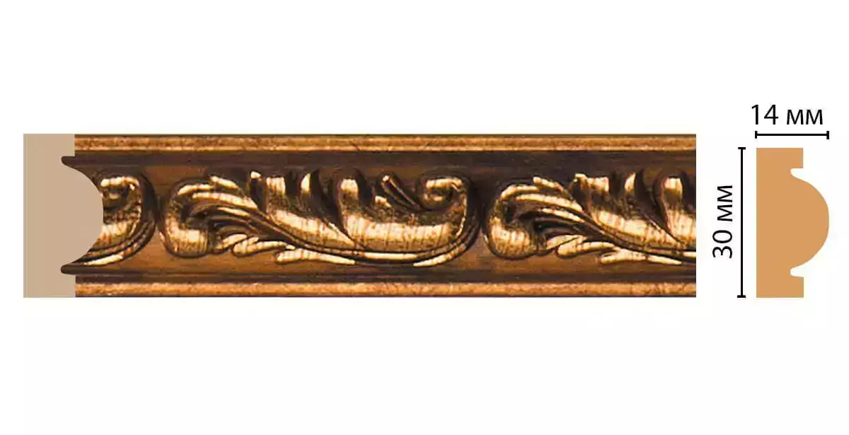 Молдинг Decomaster 157-1223 30*14*2400 Молдинг Decomaster 157-1223 30*14*2400