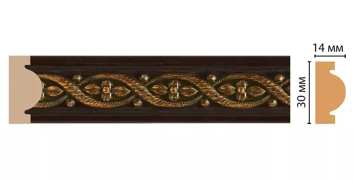 Молдинг Decomaster 157-1 30*14*2400 ДМ Молдинг Decomaster 157-1 30*14*2400 ДМ