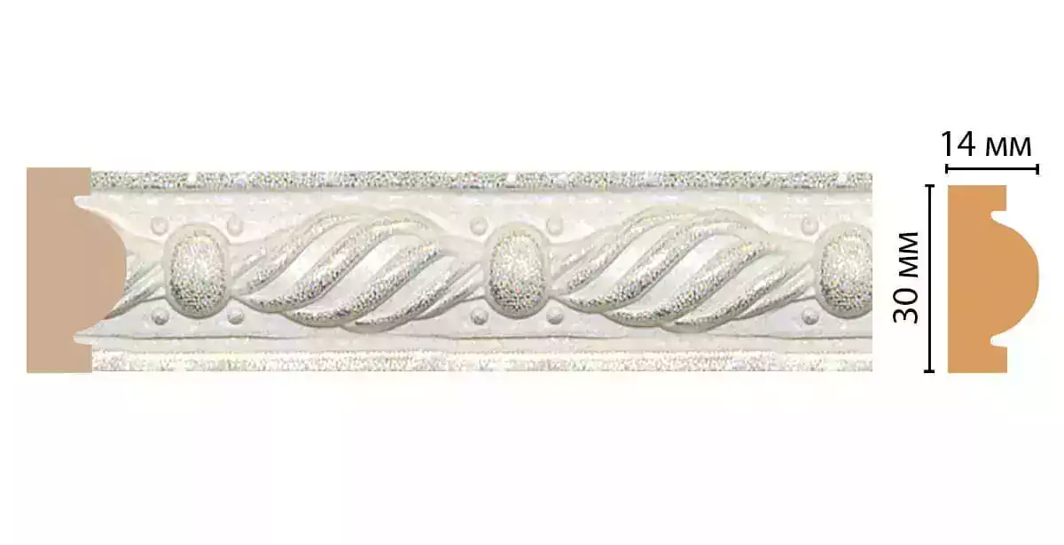 Молдинг Decomaster 157-20 30*14*2400 Молдинг Decomaster 157-20 30*14*2400