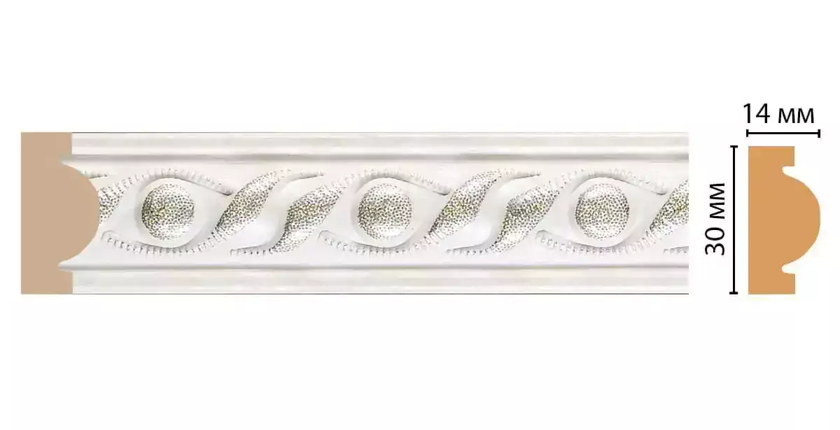Молдинг Decomaster 157-42 ДМ 30*14*2400 Молдинг Decomaster 157-42 ДМ 30*14*2400
