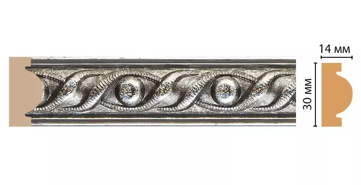 Молдинг Decomaster 157-44 30*14*2400 ДМ Молдинг Decomaster 157-44 30*14*2400 ДМ