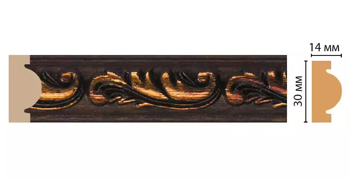 Молдинг Decomaster 157-966 30*14*2400 Молдинг Decomaster 157-966 30*14*2400
