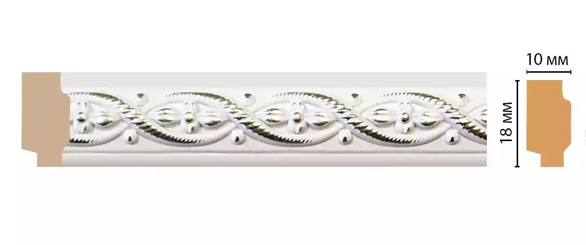 Молдинг Decomaster 158-7D 18*10*2400 Молдинг Decomaster 158-7D 18*10*2400